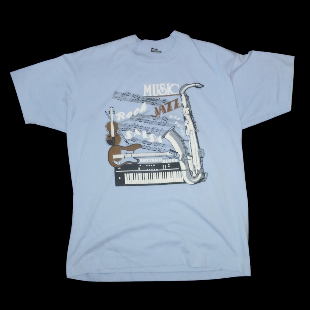 Vintage Music Tee mens Large
